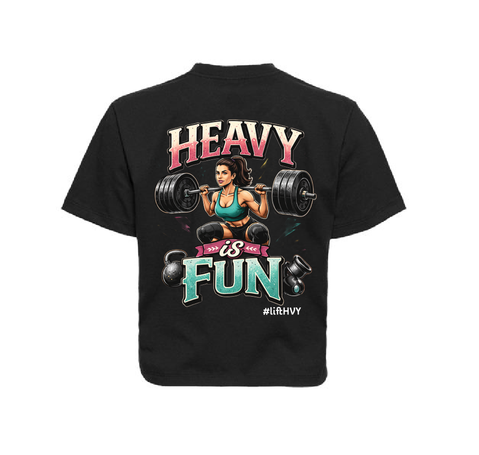 HVY is FUN Boxy Crop Women's T-Shirt