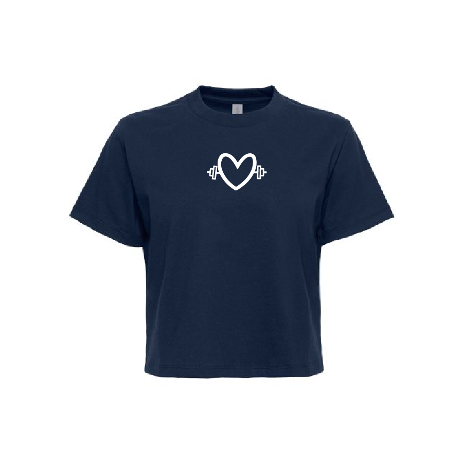 Meet Me at the Barbell Boxy Tee