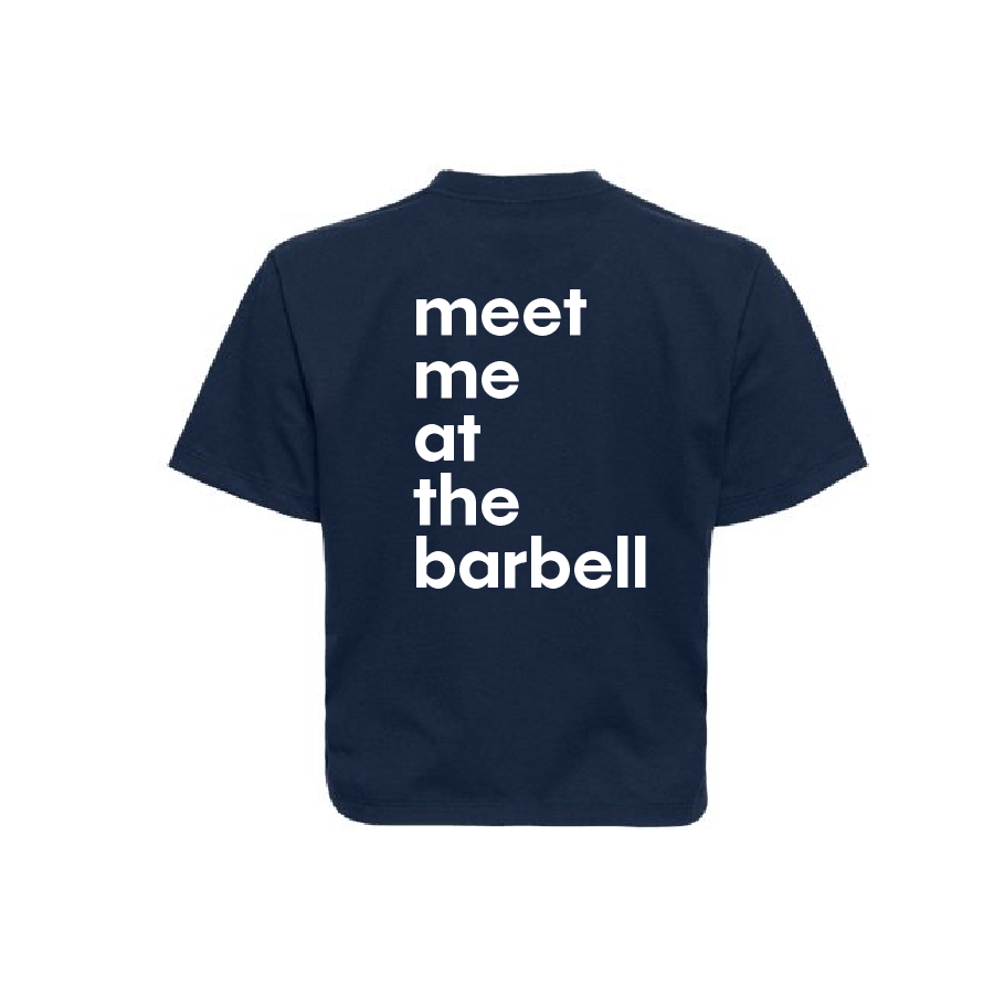 Meet Me at the Barbell Boxy Tee