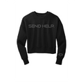 Send Help Cropped Crewneck